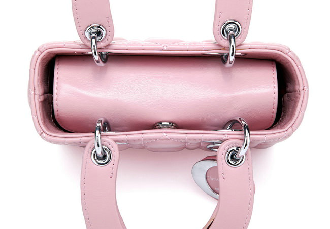 mini lady dior lambskin leather bag 6328 light pink